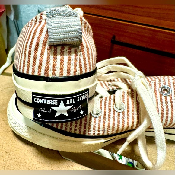 ‼️Chuck 70 crafted striped Clay Converse AllStar, women, size 5.5, new - Picture 3 of 5